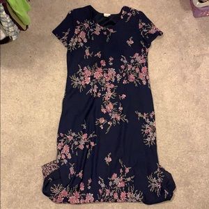 Beautiful navy floral dress